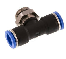 Racor en T de 10mm x G3/8'' con rosca macho Latón/PA 66 NBR Giratorio