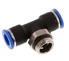 Racor en T de 10mm x G3/8'' con rosca macho Latón/PA 66 NBR Giratorio