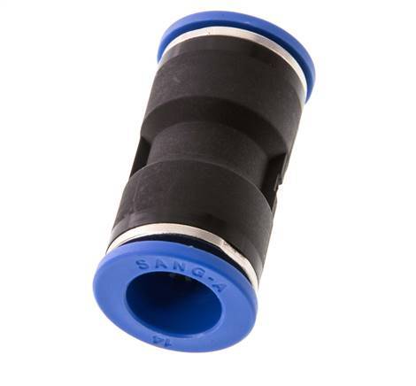 Racor rápido roscado de 14 mm PA 66 NBR [2 piezas]
