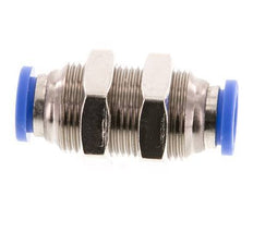 Racor rápido de 8 mm de latón/PA 66 NBR Bulkhead [2 piezas]