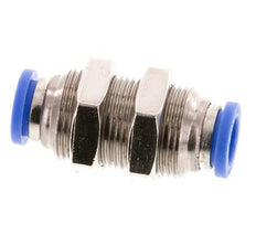 Racor rápido de 8 mm de latón/PA 66 NBR Bulkhead [2 piezas]