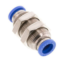 Racor rápido de 8 mm de latón/PA 66 NBR Bulkhead [2 piezas]