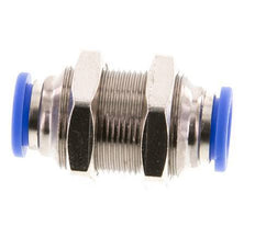 Racor de 10 mm Latón/PA 66 NBR Pasamuros