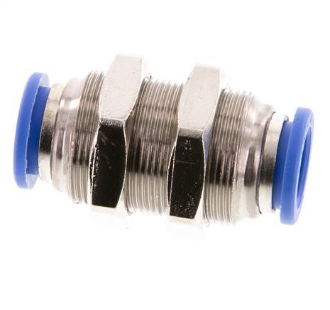 Racor de 12 mm Latón/PA 66 NBR Pasamuros