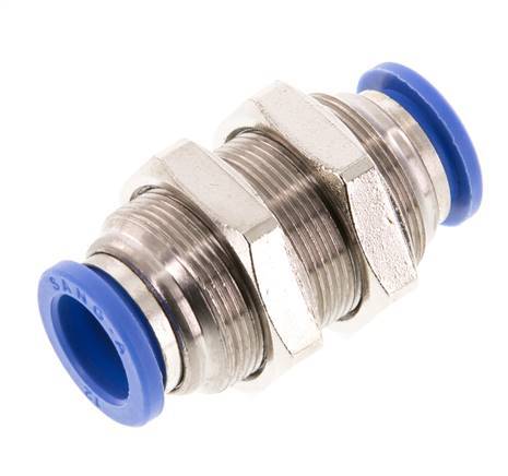 Racor de 12 mm Latón/PA 66 NBR Pasamuros