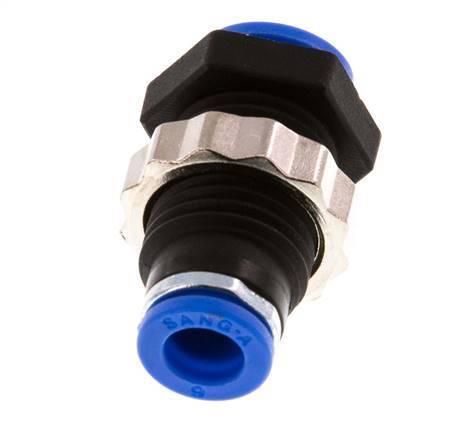Racor de 6mm PA 66 NBR Bulkhead [2 Piezas]