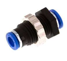 Racor de 6mm PA 66 NBR Bulkhead [2 Piezas]