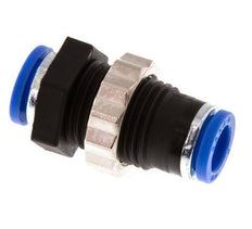 Racor de 8mm PA 66 NBR Bulkhead [2 Piezas]