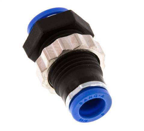 Racor de 8mm PA 66 NBR Bulkhead [2 Piezas]