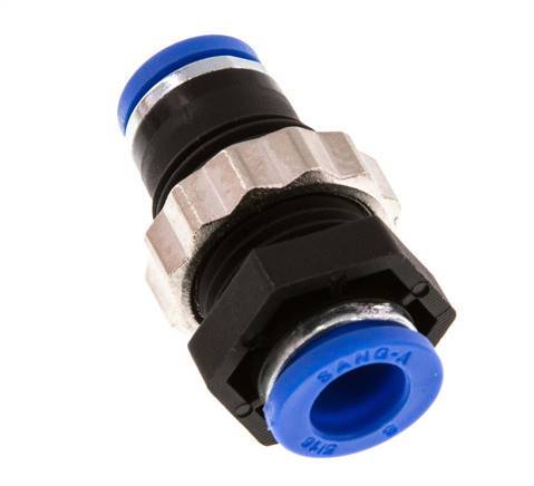 Racor de 8mm PA 66 NBR Bulkhead [2 Piezas]