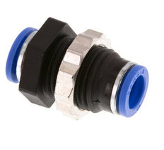 Racor de 10mm PA 66 NBR Bulkhead [2 Piezas]