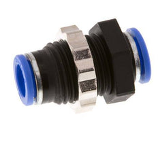 Racor de 10mm PA 66 NBR Bulkhead [2 Piezas]