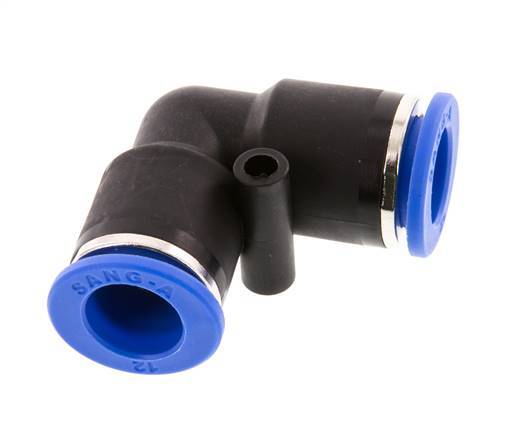 Racor de 12mm 90deg PA 66 NBR [2 piezas]
