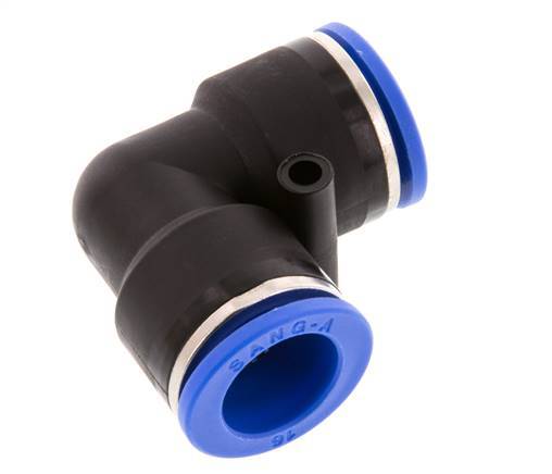 Racor de 16mm 90deg PA 66 NBR