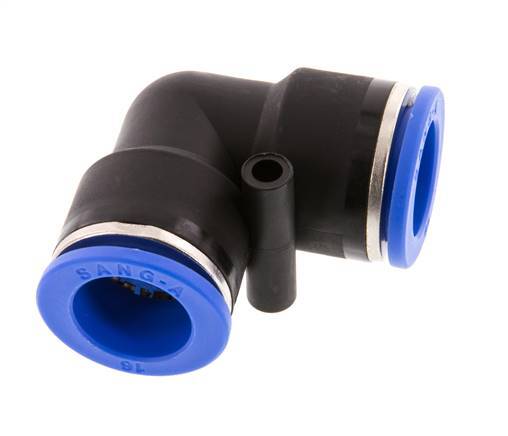 Racor de 16mm 90deg PA 66 NBR