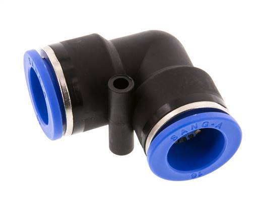 Racor de 16mm 90deg PA 66 NBR