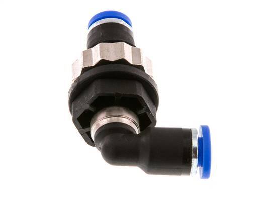 4mm 90deg Codo Racor pasamuros PA 66 NBR Pasamuros [2 Piezas]