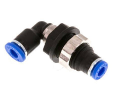4mm 90deg Codo Racor pasamuros PA 66 NBR Pasamuros [2 Piezas]