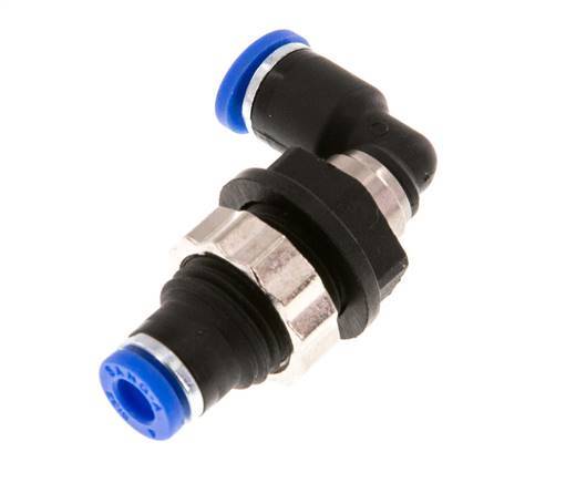 4mm 90deg Codo Racor pasamuros PA 66 NBR Pasamuros [2 Piezas]
