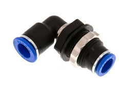 Codo de 12mm 90deg Racor de PA 66 NBR Pasamuros