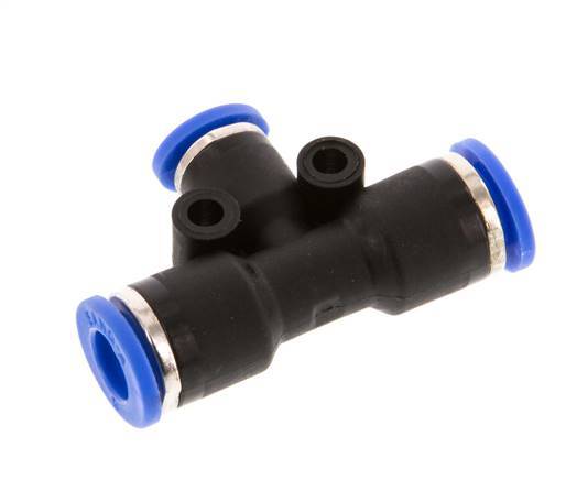 Racor en T de 4mm x 6mm PA 66 NBR [2 piezas]