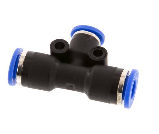 Racor en T de 4mm x 6mm PA 66 NBR [2 piezas]