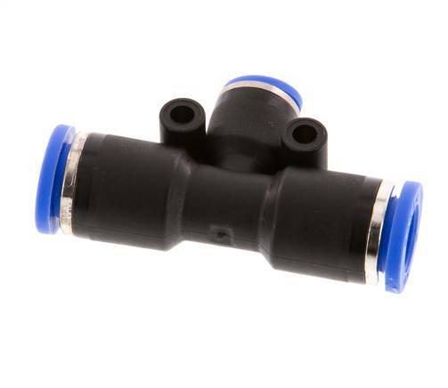 Racor en T de 4mm x 8mm PA 66 NBR [2 piezas]
