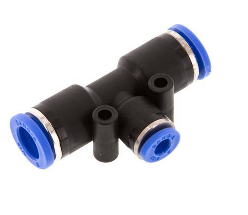 Racor en T de 4mm x 8mm PA 66 NBR [2 piezas]