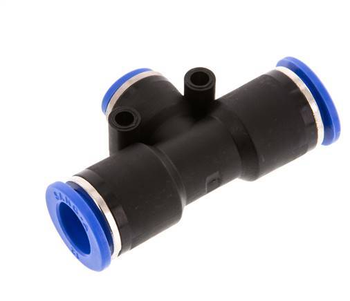 Racor en T de 8mm x 12mm PA 66 NBR [2 piezas]