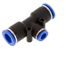 Racor en T de 8mm x 12mm PA 66 NBR [2 piezas]