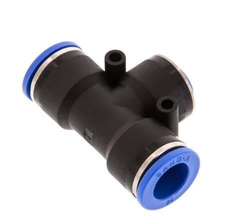 Racor en T de 8 mm x 14 mm PA 66 NBR