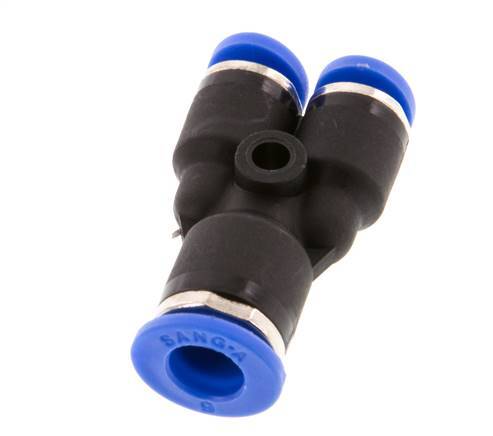Racor en Y de 4mm x 6mm PA 66 NBR [2 Piezas]