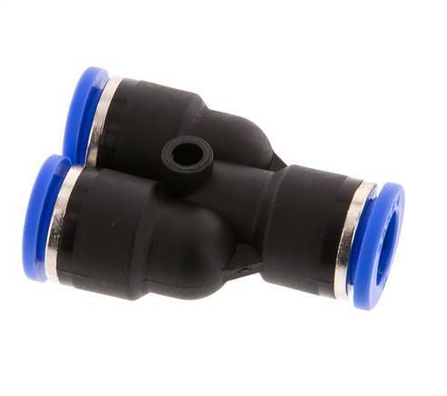 Racor rápido en Y de 10 mm PA 66 NBR [2 piezas]