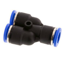 Racor rápido en Y de 10 mm PA 66 NBR [2 piezas]
