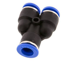Racor rápido en Y de 10 mm PA 66 NBR [2 piezas]