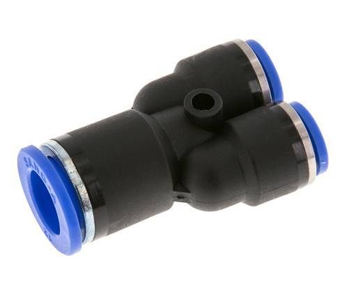 Racor rápido en Y de 8 mm x 12 mm PA 66 NBR