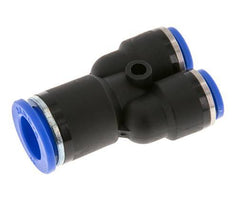 Racor rápido en Y de 8 mm x 12 mm PA 66 NBR