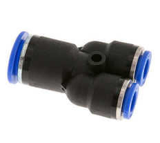 Racor rápido en Y de 8 mm x 12 mm PA 66 NBR