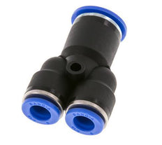 Racor rápido en Y de 8 mm x 12 mm PA 66 NBR