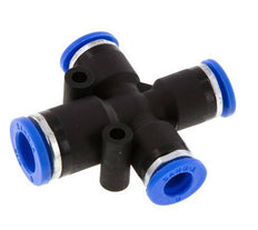 Racor en cruz 6mm x 8mm PA 66 NBR 3 salidas