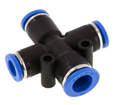 Racor en cruz 8mm x 10mm PA 66 NBR 3 salidas
