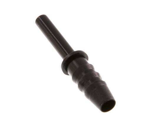 Racor de 4mm x 5mm con pilar de manguera PA 66 NBR [5 piezas]