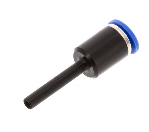 Racor de 6mm x 4mm con enchufe PA 66 NBR [2 piezas]