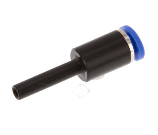 Racor de 4mm x 5/32'' con enchufe PA 66 NBR [2 piezas]