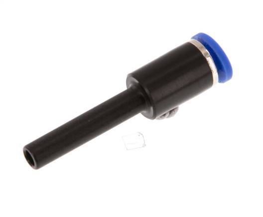 Racor de 4mm x 3/16'' con enchufe PA 66 NBR [2 piezas]