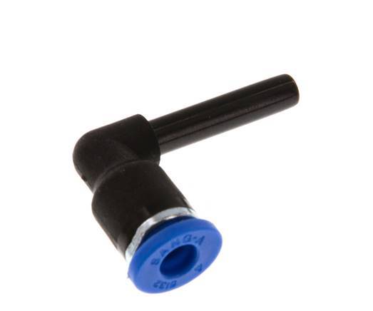 Racor de 4mm x 4mm 90deg con enchufe PA 66 NBR [2 piezas]