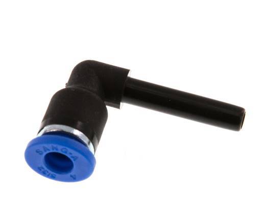 Racor de 4mm x 4mm 90deg con enchufe PA 66 NBR [2 piezas]