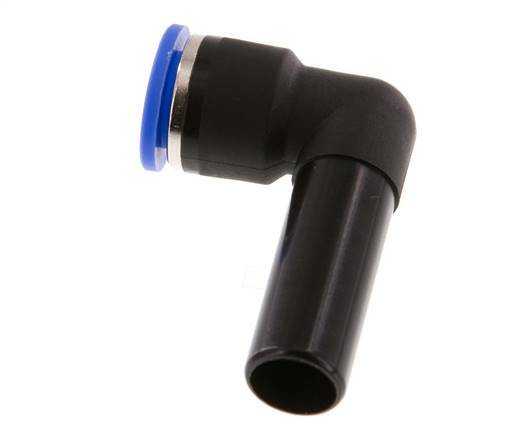 Codo de 90 grados de 10mm x 12mm con tapón de PA 66 NBR [2 piezas]