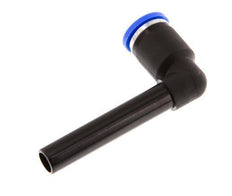 Racor a presión de 90 grados de 8 mm x 8 mm con manguito largo de PA 66 NBR [2 piezas]