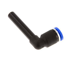 Racor a presión de 90 grados de 8 mm x 8 mm con manguito largo de PA 66 NBR [2 piezas]